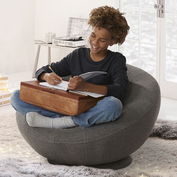 Tweed Groovy Swivel Chair | Lounge Chair | Pottery Barn Teen