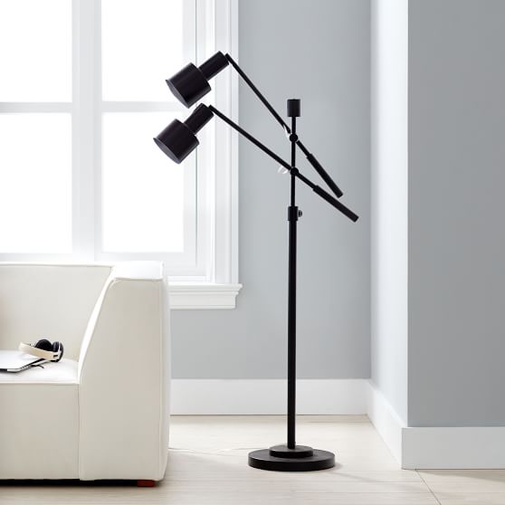 Industrial Spotlight Floor Lamp, Spotlight Floor Lamps