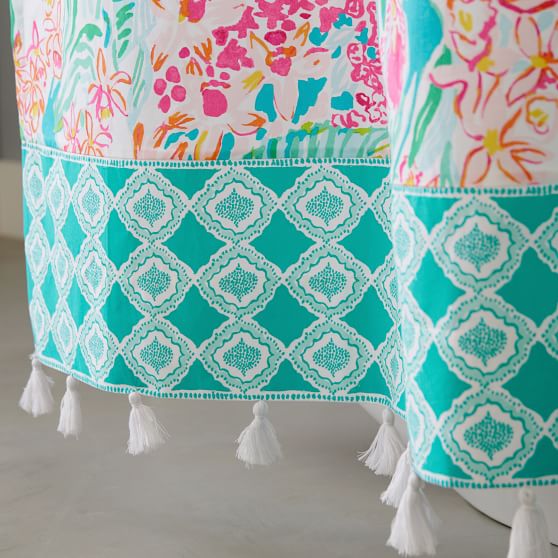 Lilly Pulitzer Orchid Shower Curtain Pottery Barn Teen Lilly Pulitzer Orchid Shower Curtain, Pottery Barn Lilly Pulitzer Curtains