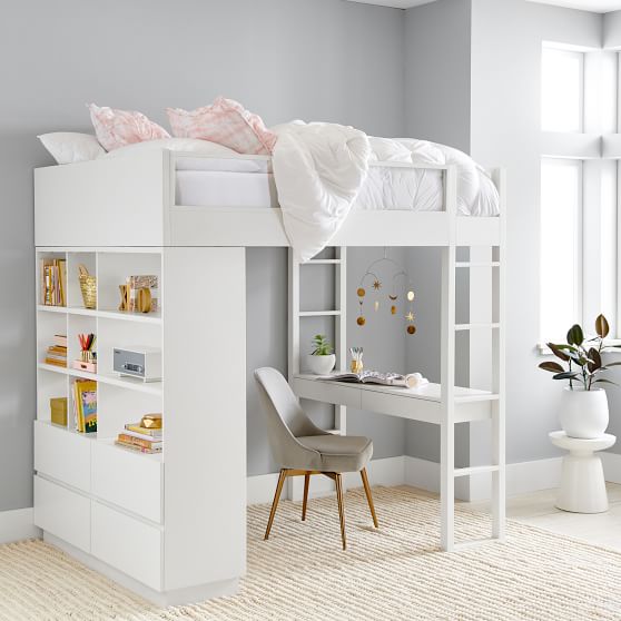 loft bed with full bed