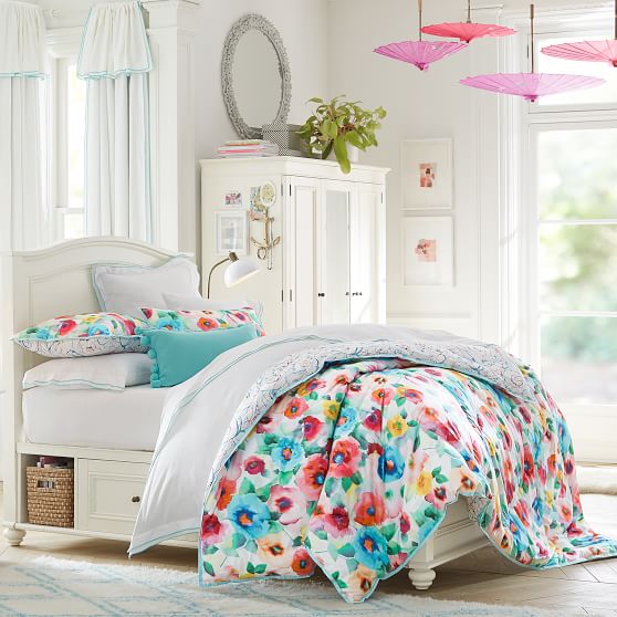 pb teens bedding
