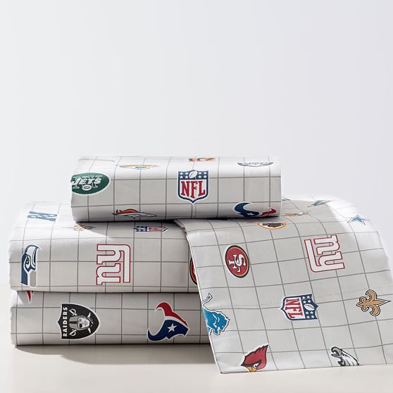 pottery barn nfl sheets