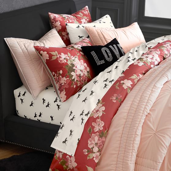 pottery barn horse sheets