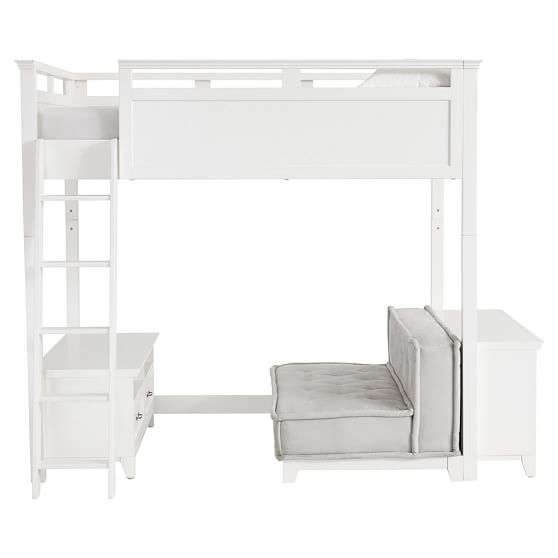 hampton loft set with cushy loveseat