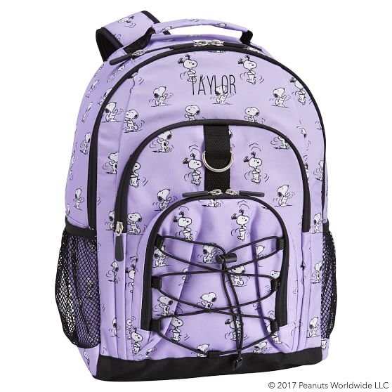pottery barn snoopy backpack