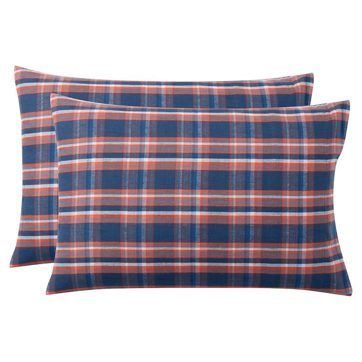 plaid flannel pillowcases