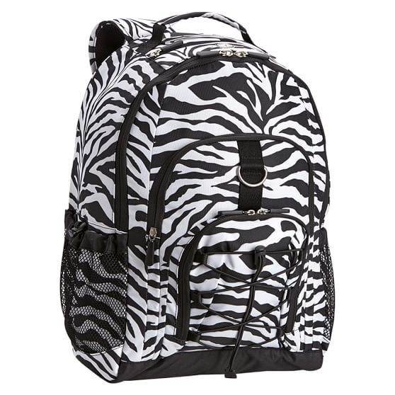 zebra print backpacks