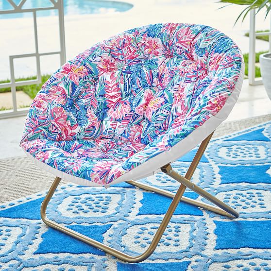 Lilly Pulitzer Round Chair Slathouse, Lilly Pulitzer Outdoor Furniture
