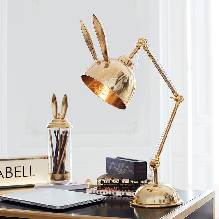 The Emily & Meritt Bunny Task Lamp | Teen Lamp | Pottery Barn Teen