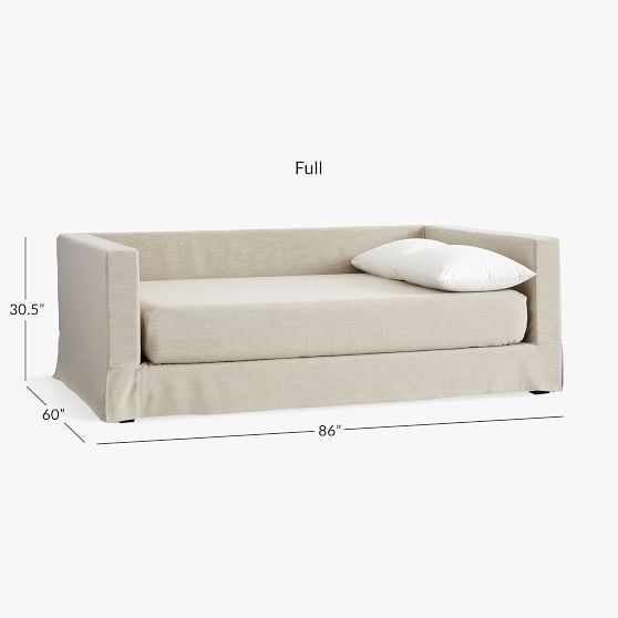 Jamie Daybed Teen Bed Pottery Barn, Upholstered Daybed Sofa Bed Frame Full Size