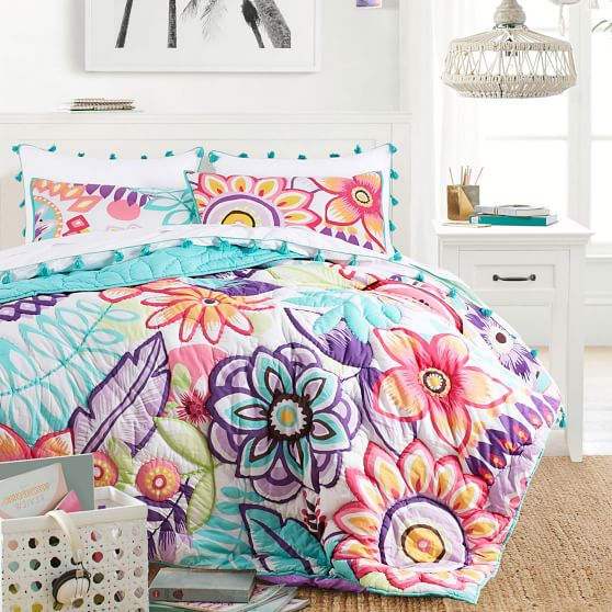 pottery barn girls quilts
