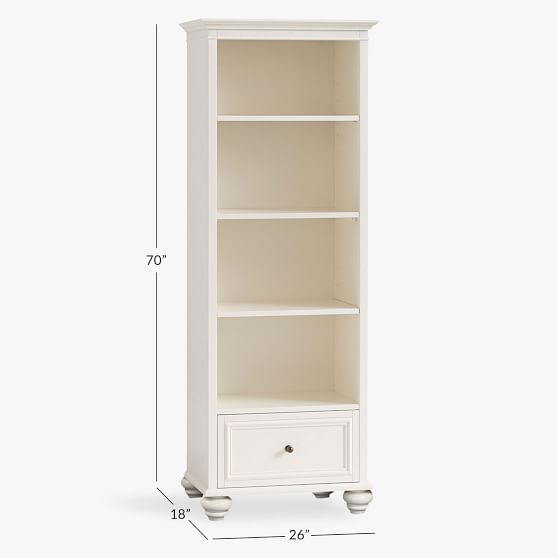 Chelsea Tower Bookshelf Pottery Barn Teen, White Bookcase With Doors And Drawers