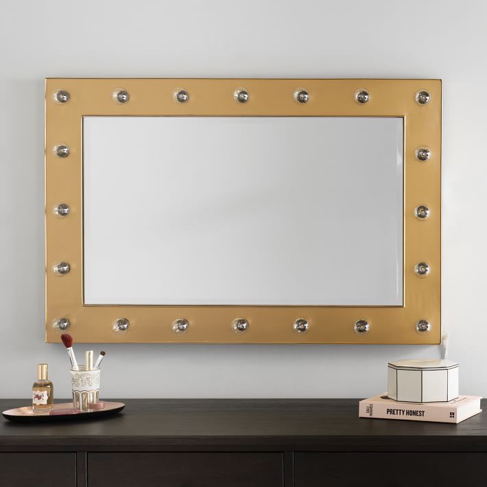 Marquee Light Mirrors Pottery Barn Teen