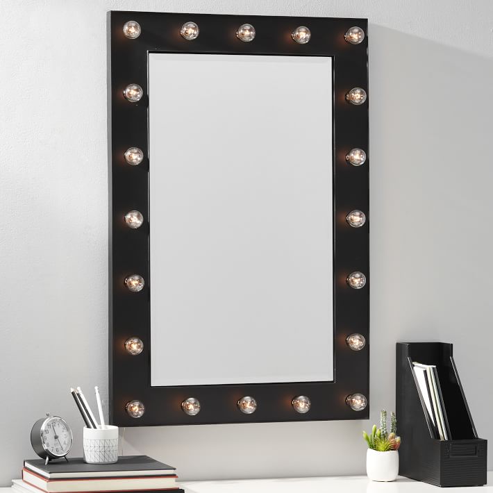 Marquee Light Mirrors Pottery Barn Teen