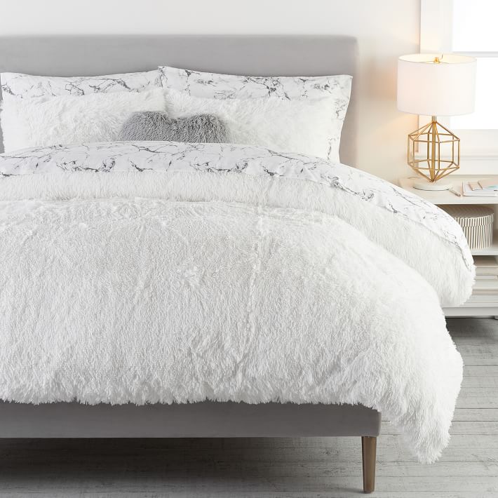 fluffy duvet bedding