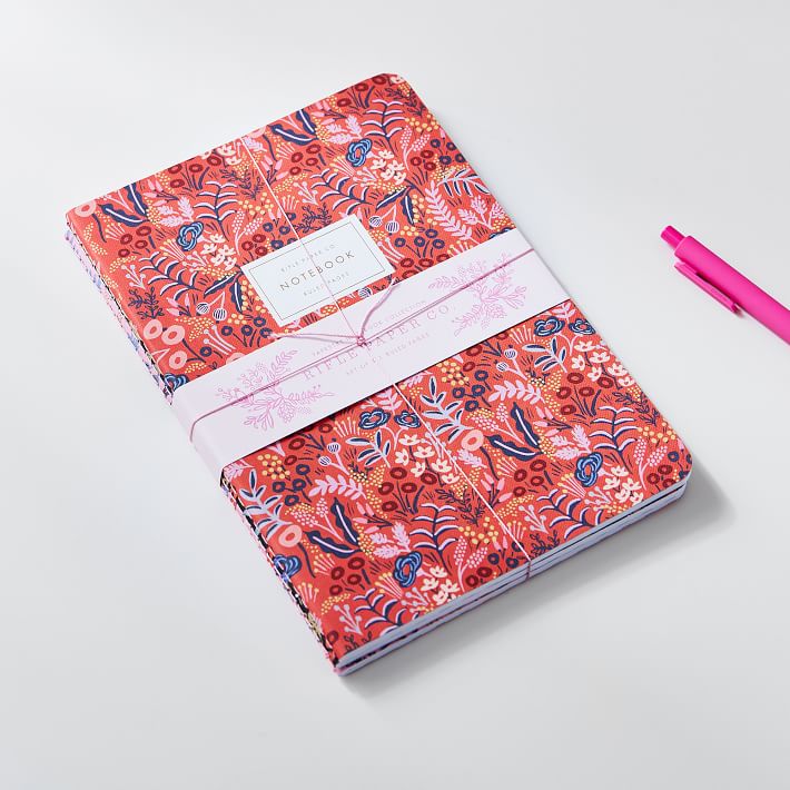 Rifle Paper Co. Tapestry Stitched Notebooks | Desk Accessories ...