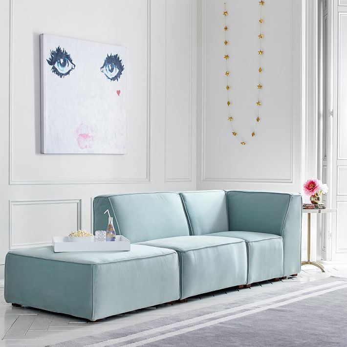 Build Your Own Riley Sectional Sofa Teen Sofa Pottery Barn Teen