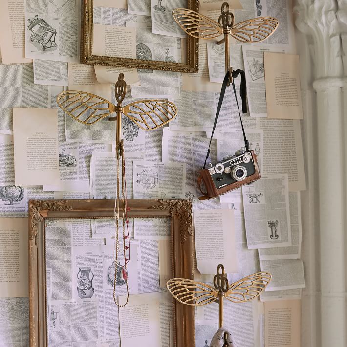 Harry Potter™ Flying Key Jewelry Hooks, Set of 3 | Pottery Barn Teen