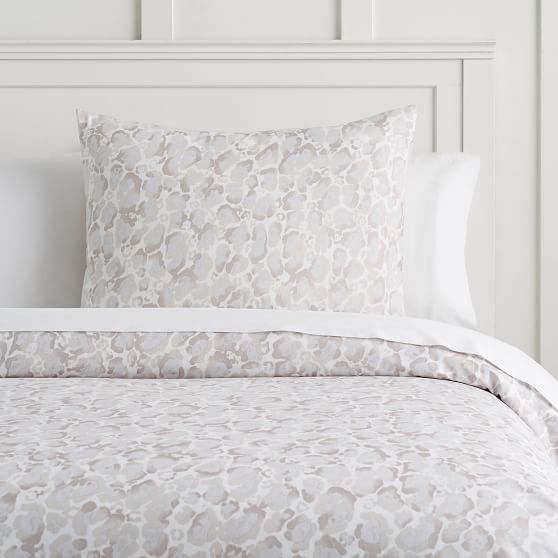 pottery barn leopard duvet