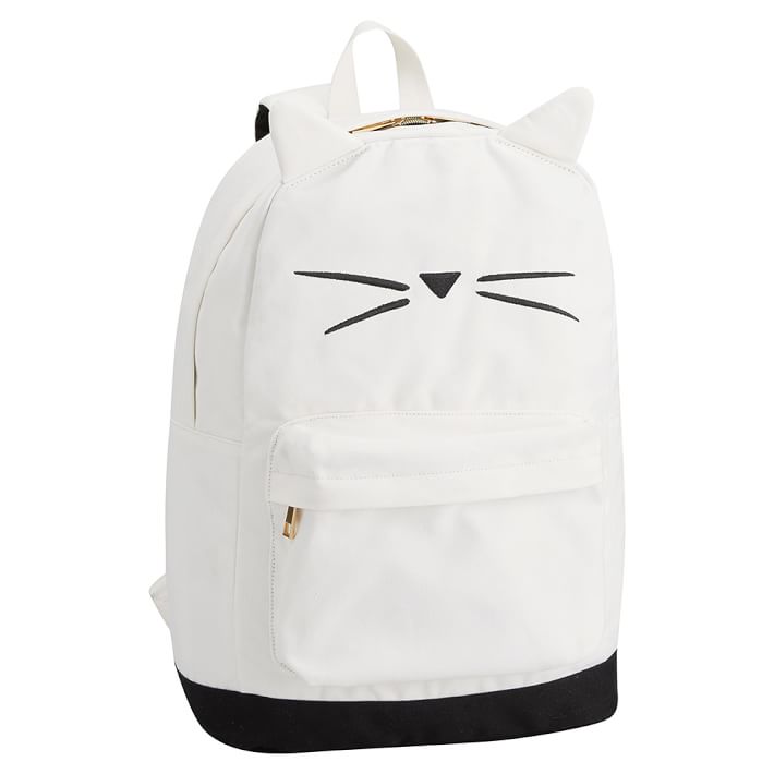White cat backpack Clearance