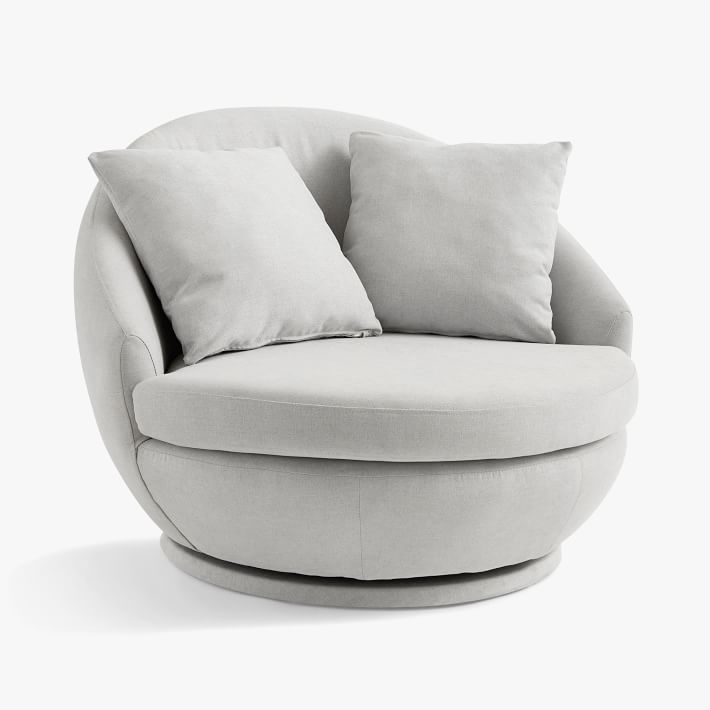 Rory Grande Swivel Chair | Pottery Barn Teen