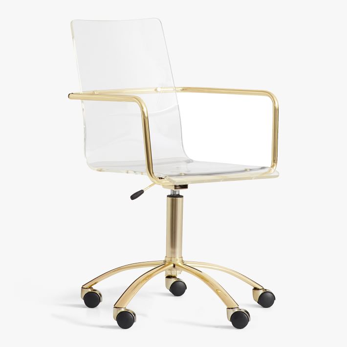 swivel chair gold