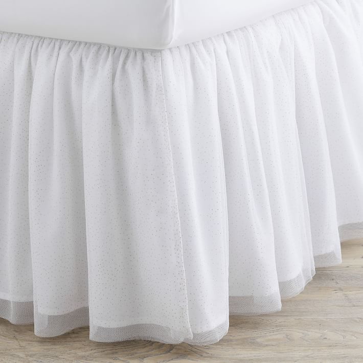 LAST ONE FYI Details about   pottery barn teen The Tull Tutu bedskirt QUEEN 