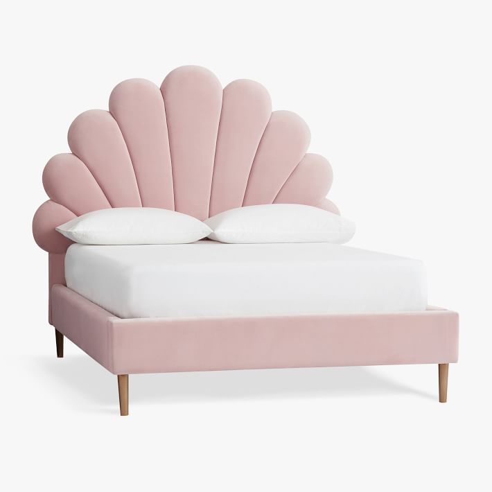 Emily Meritt S Upholstered Bed, Mermaid Bed Frame Twin Sizes
