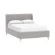 Avalon Channel Stitch Upholstered 4-drawer Storage Bed 