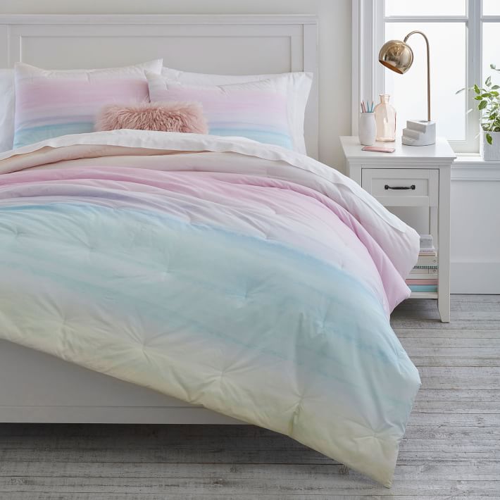 pottery barn ombre duvet