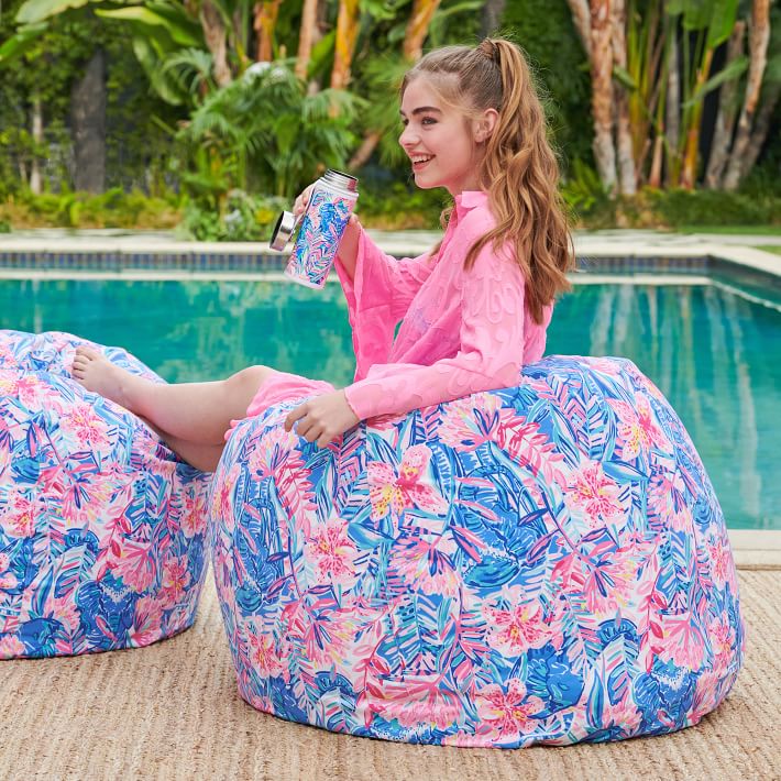 lilly pulitzer bean bag chair