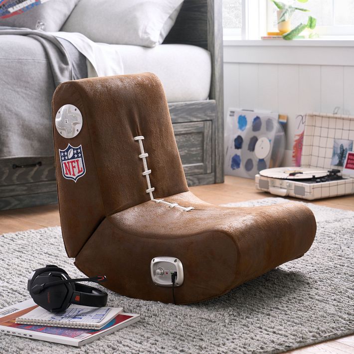 pottery barn mini rocker speaker chair