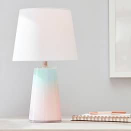 pink ombre table lamp