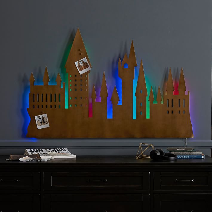 Harry Potter™ Hogwarts™ Castle Light Up Wall Decor Pottery Barn Teen