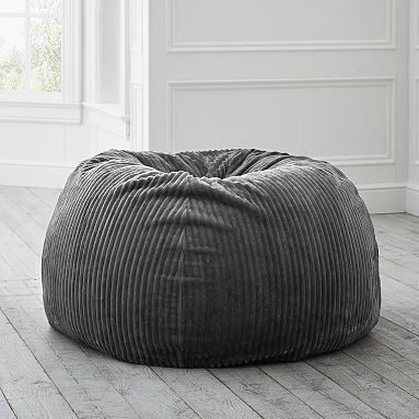 charcoal bean bag