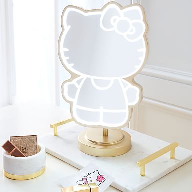 hello kitty led wall mirror