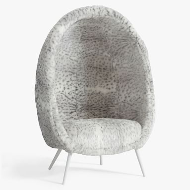 fur cave chair