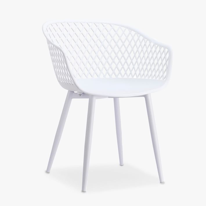 Piazza White Outdoor Chair