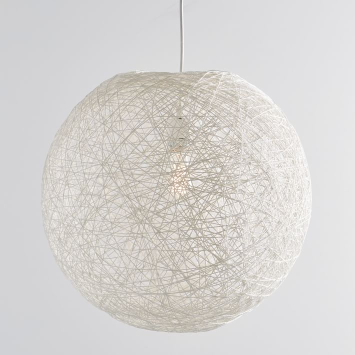 white globe ceiling light