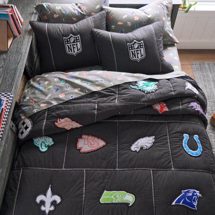 NFL Brights Quilt \u0026 Sham | Pottery Barn 