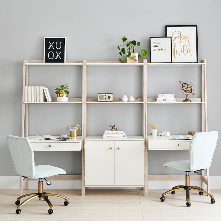 pottery barn double desk