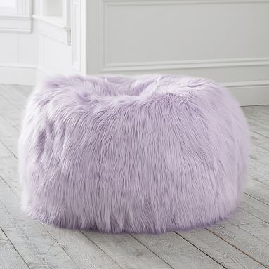 light purple bean bag chair