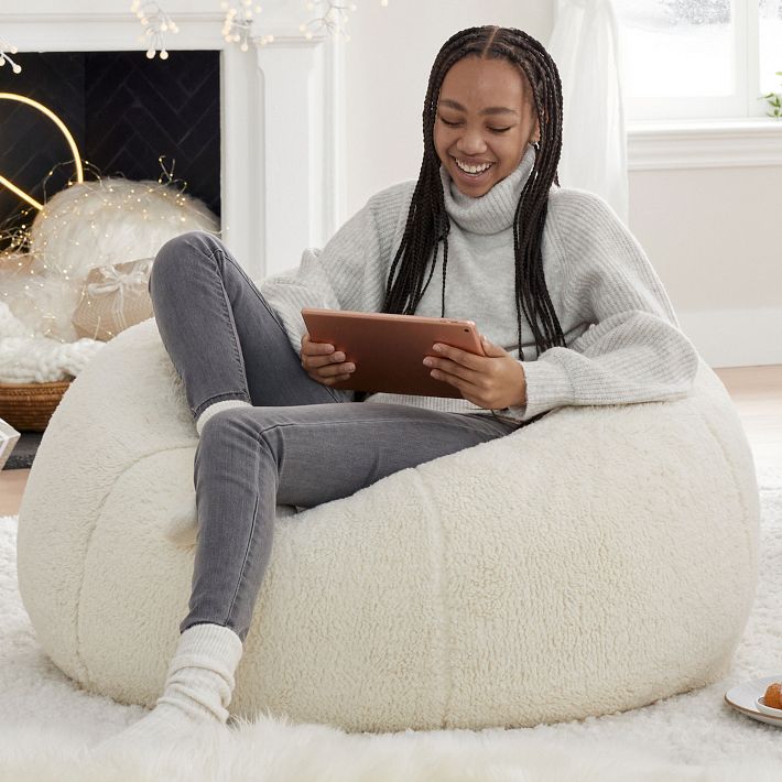 pottery barn anywhere bean bag