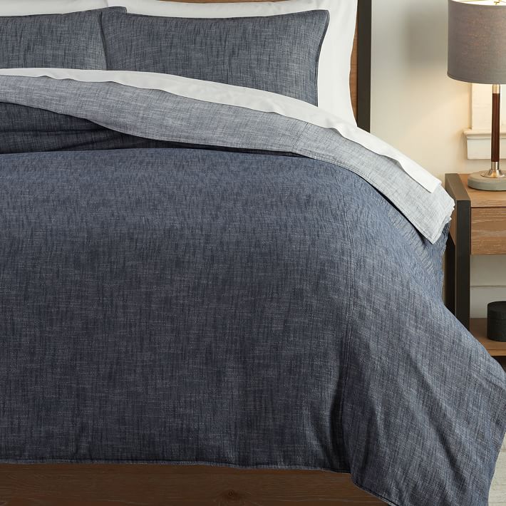 Soft Chambray Duvet Cover \u0026 Sham 
