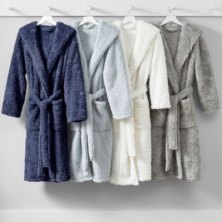 Cozy Recycled Sherpa Robe
