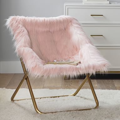 blush square chair