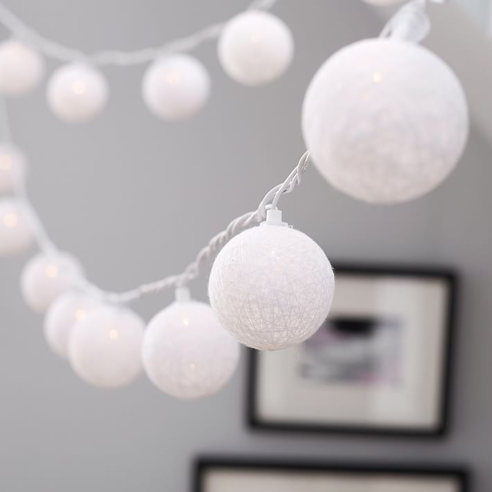 woven globe string lights