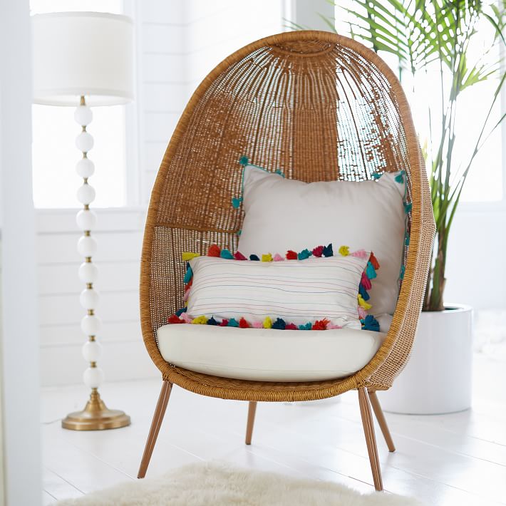 rattan cave chair