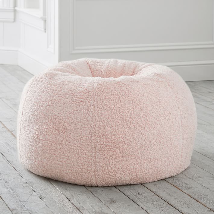 sherpa cozy bean bag lounger