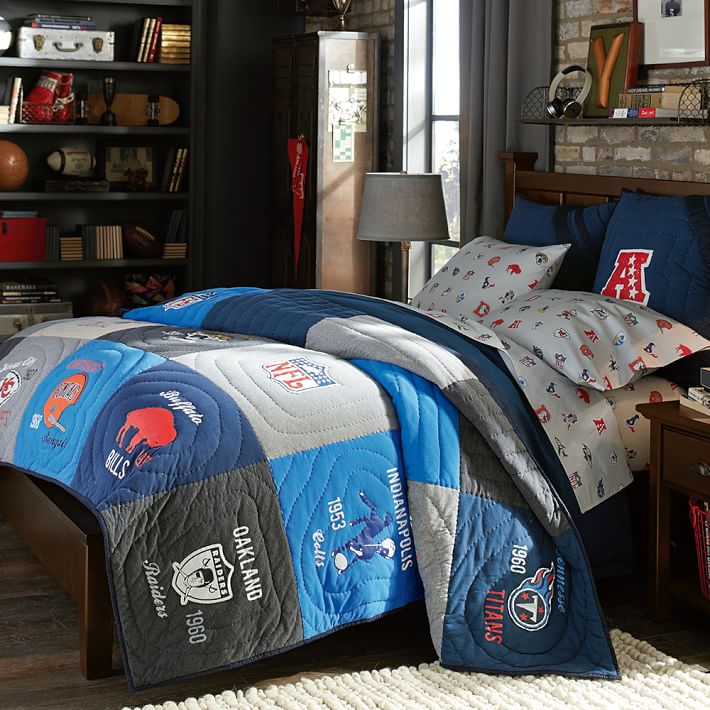 NFL Historic Quilt + Sham | Pottery 